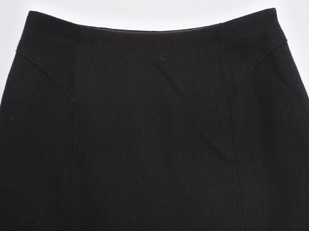 ANAYI アナイ ウール100% Aライン 臺(tái)形 スカート size38/茶 ◇■ ☆ fca3 レディース