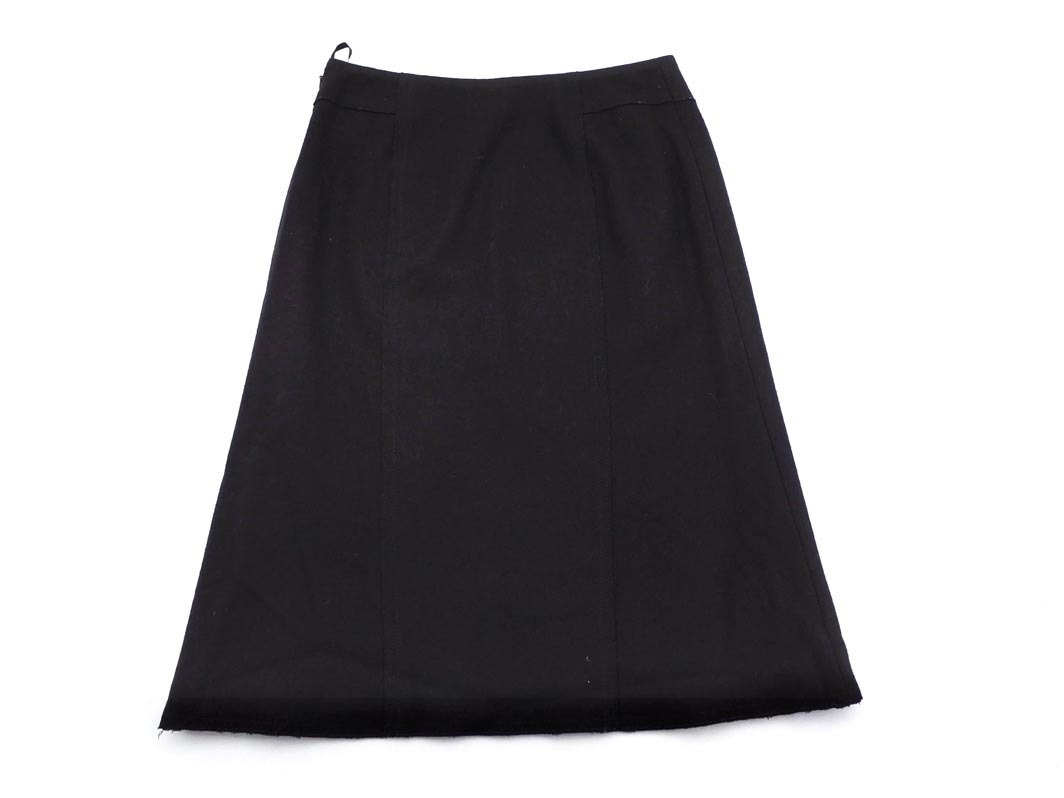 ANAYI アナイ ウール100% Aライン 臺(tái)形 スカート size38/茶 ◇■ ☆ fca3 レディース