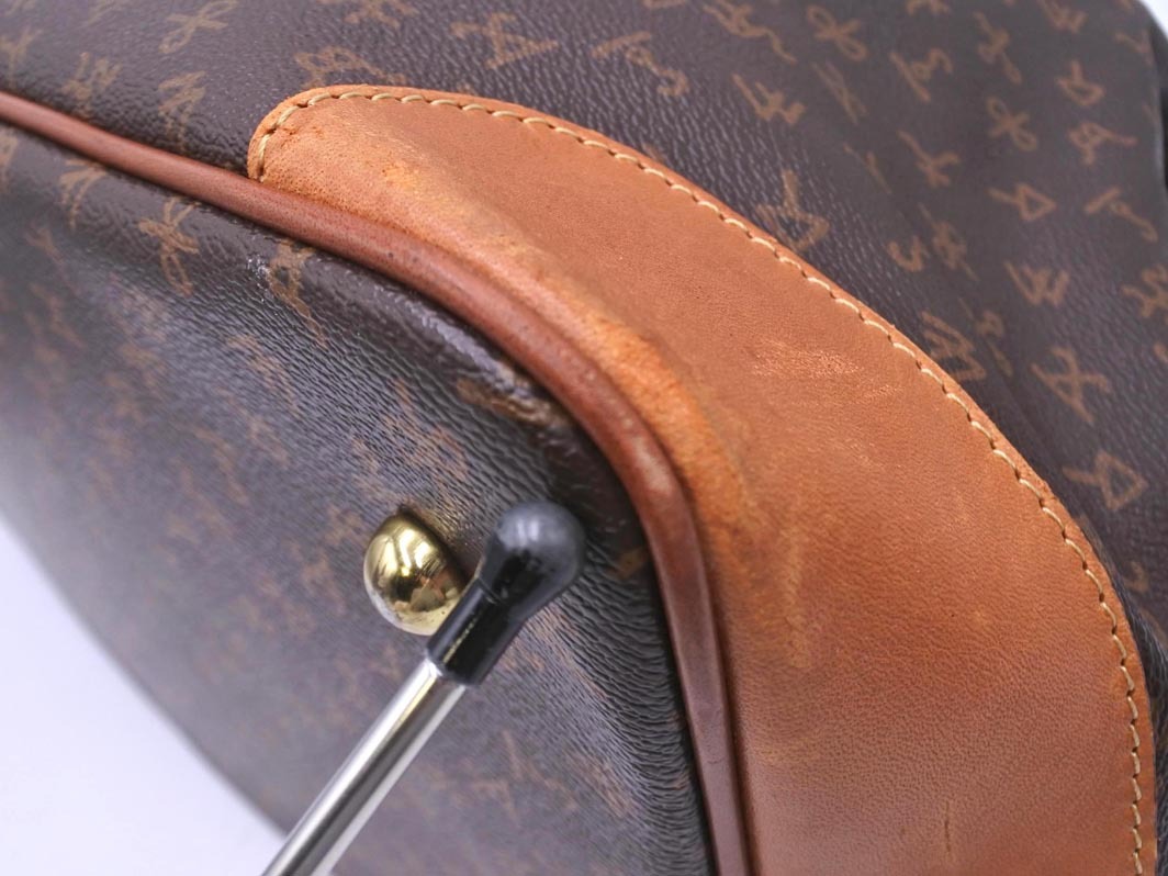 !_ace. Ace Cattle монограмма 2WAY сумка "Boston bag" чай ## * fca3 женский 
