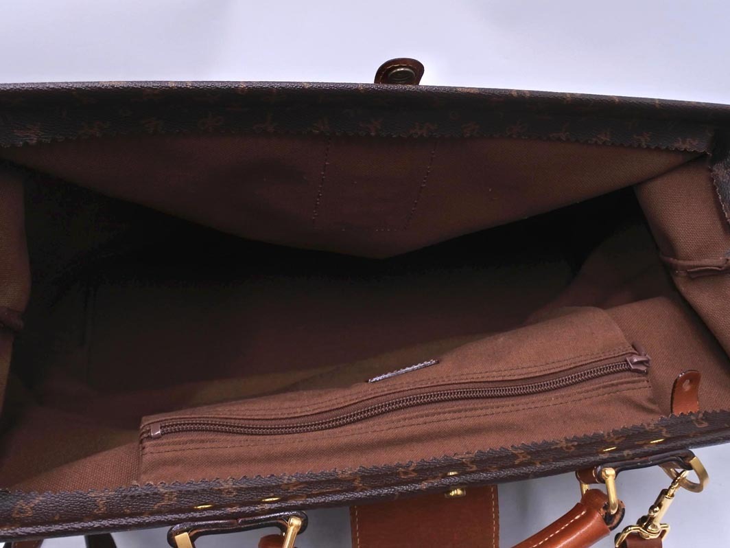 !_ace. Ace Cattle монограмма 2WAY сумка "Boston bag" чай ## * fca3 женский 