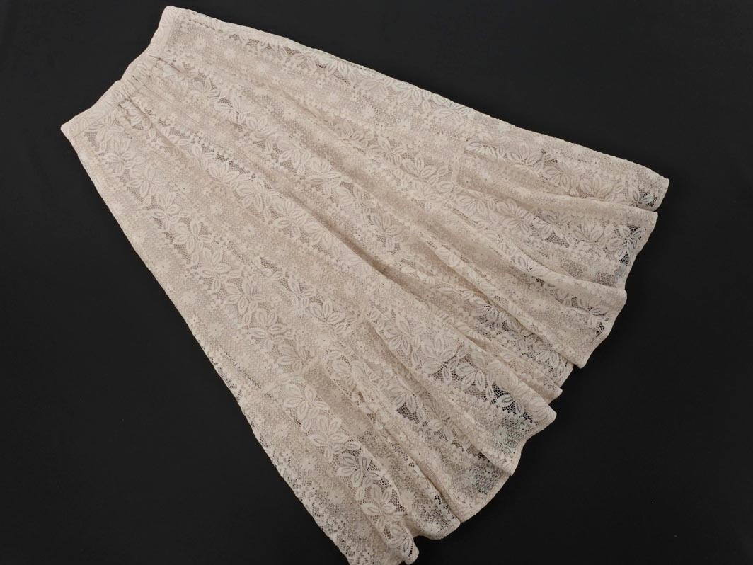 JUSGLITTY Jusglitty гонки длинная юбка size2/ розовый бежевый #* * fca3 женский 