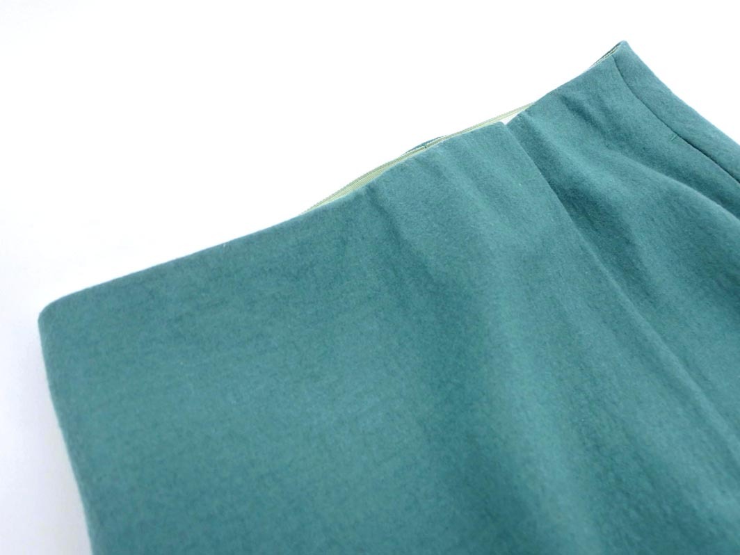 IENA イエナ ウール100% ロング スカート size34/緑 ◇■ ☆ fca5 レディース