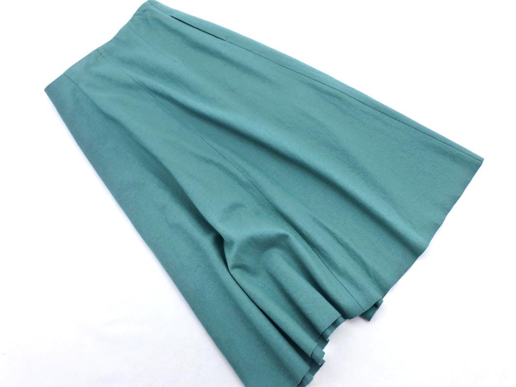 IENA イエナ ウール100% ロング スカート size34/緑 ◇■ ☆ fca5 レディース