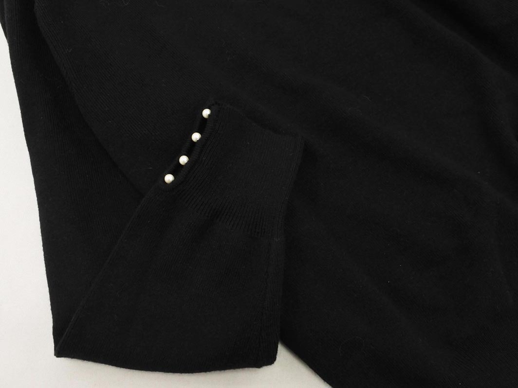 PROPORTION プロポーション ボディドレッシング Vネック ニット セーター size2/黒 ◇■ ☆ fca6 レディース