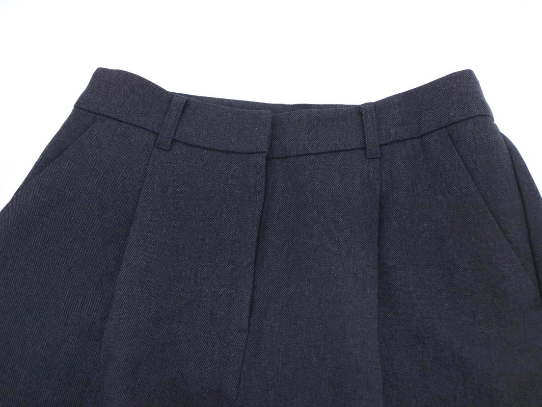 ネコポスOK NATURAL BEAUTY BASIC ナチュラルビューティーベーシック トラウザー パンツ sizeM/黒 ■■ ☆ fca7 レディース