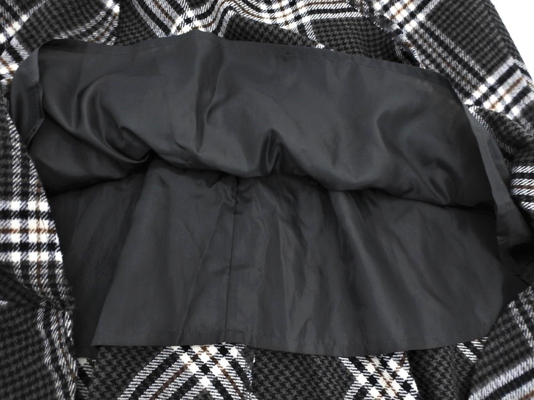 DRESKIP ドレスキップ チェック ロング スカート sizeM/茶 ◇■ ☆ fca7 レディース