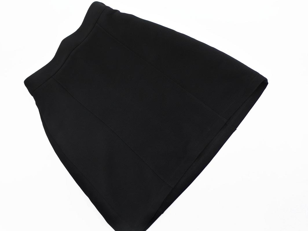 mystic ミスティック Aライン 臺形 スカート size1/黒 ■■ ☆ fcb0 レディース