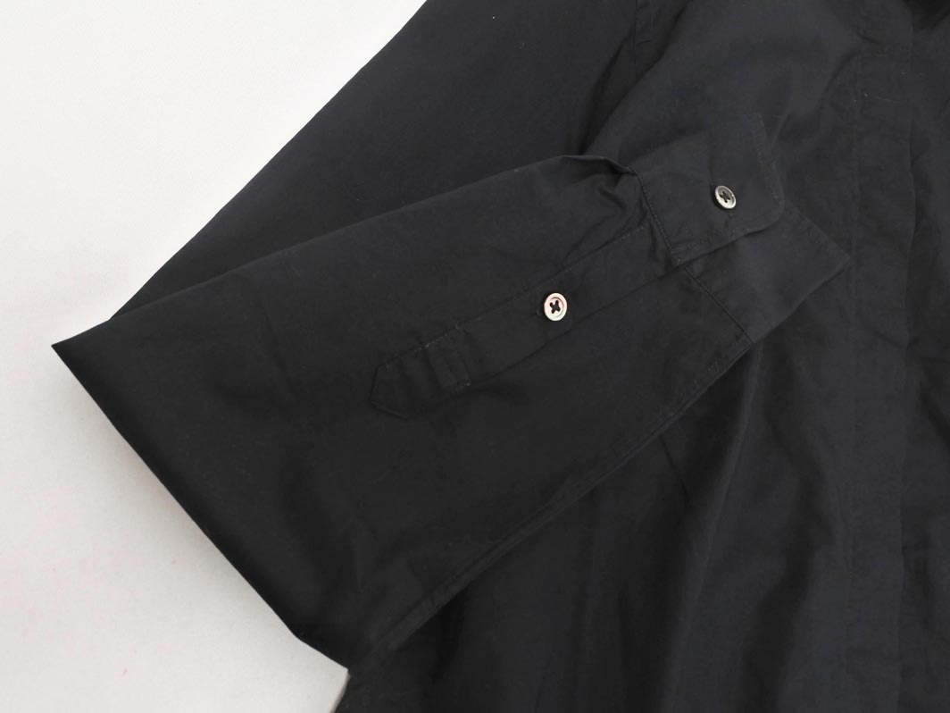 ネコポスOK BLACK BY MOUSSY ブラックバイマウジー シャツ size1/黒ｘ紺 ■◇ ☆ fcb0 レディース