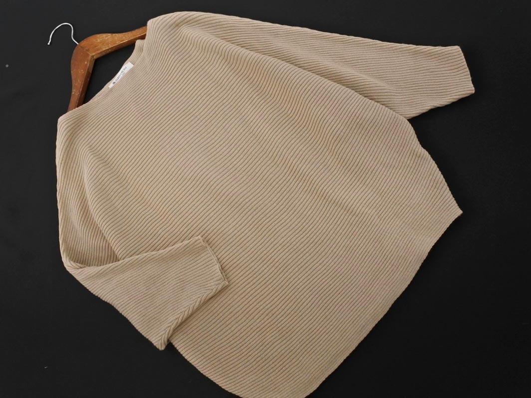 CLASSICAL ELF クラシカルエルフ ボートネック リブ ドルマン ニット セーター 140cm ベージュ ◇■ ☆ fcb1