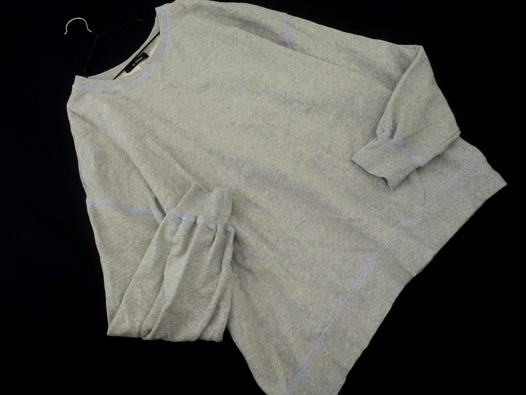 w closet ダブルクローゼット ビッグシルエット トレーナー スウェット sizeF/グレー ◇■ ☆ fcb2 レディース