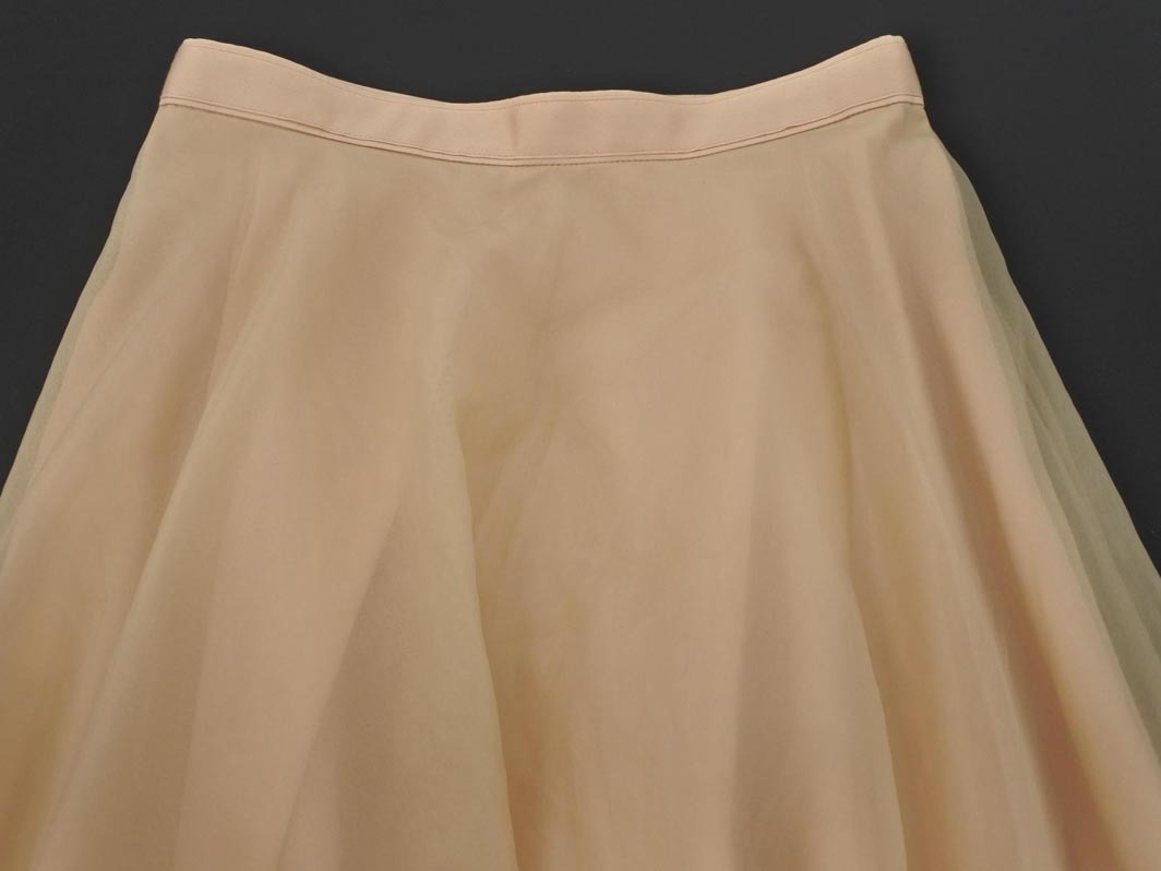 KUMIKYOKU 組曲 フレア スカート size2/ベージュ ■◇ ☆ fcb3 レディース