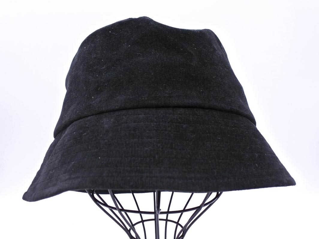 ネコポスOK CA4LA カシラ SHK00846 バケット ハット 黒 ◇■ ☆ fcb3 レディース