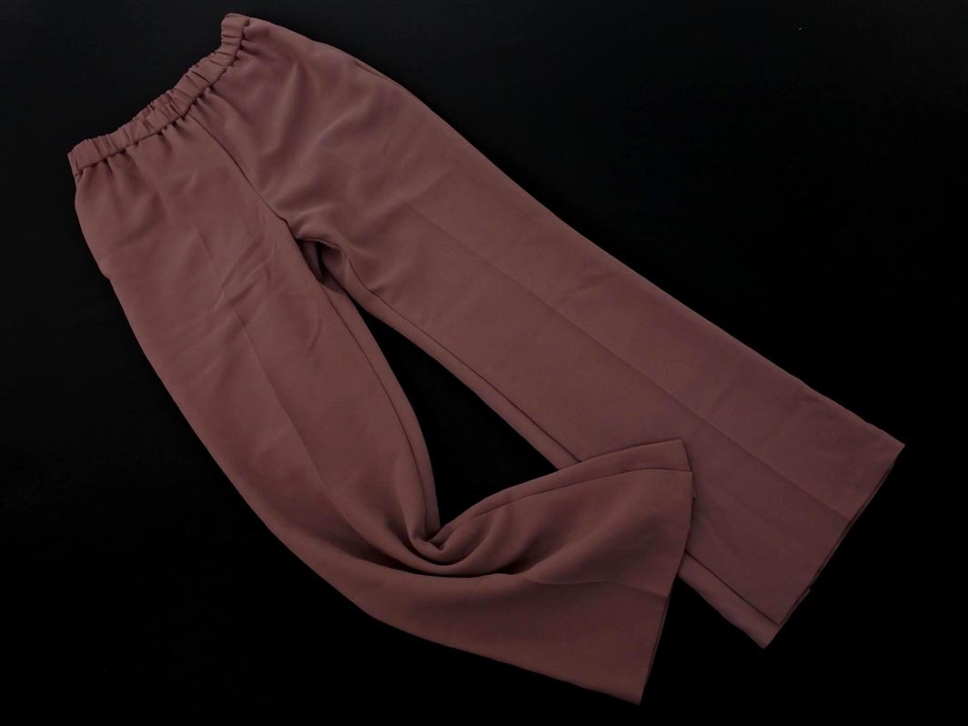 Mila Owen ミラオーウェン カラー パンツ size0/ピンク ■■ ☆ fcb4 レディース