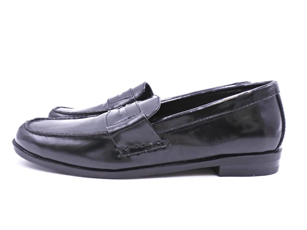 COLE HAAN コールハーン レザー ローファー シューズ size33.5ｃｍ（19ｃｍくらい）/黒 ■■ ☆ fcb4