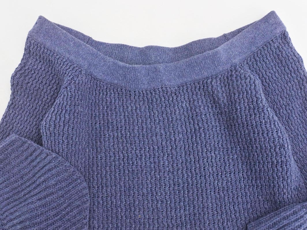 Abercrombie & Fitch アバクロンビー＆フィッチ オフショルダー ニット セーター sizeXS/紺 ■◇ ☆ fcb3 レディース