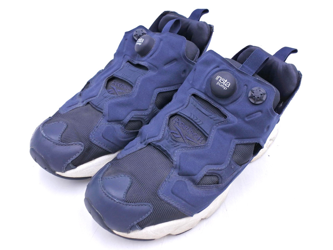 Reebok リーボック インスタポンプ フューリー スニーカー size26.5ｃｍ/濃紺 ■■ ☆ fcb4 メンズ