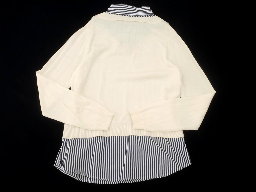 Rope Picnic ロペピクニック フェイクレイヤード ニット セーター size38/白 ■◇ ☆ fcb7 レディース
