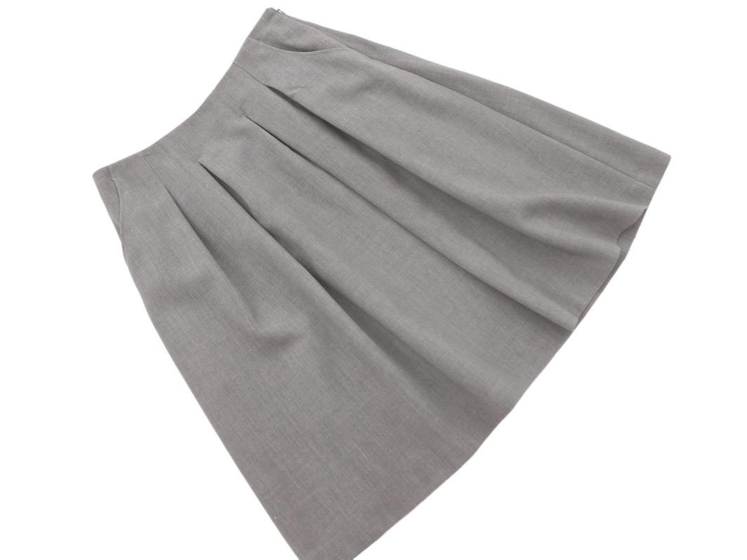 BRIGITTE ブリジット Aライン 台形 スカート size9/グレー ◇■ ☆ fcb7 レディース_画像1