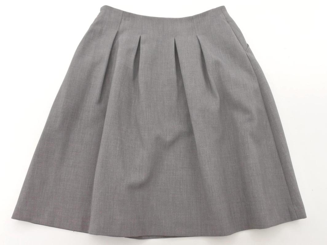 BRIGITTE ブリジット Aライン 台形 スカート size9/グレー ◇■ ☆ fcb7 レディース_画像4