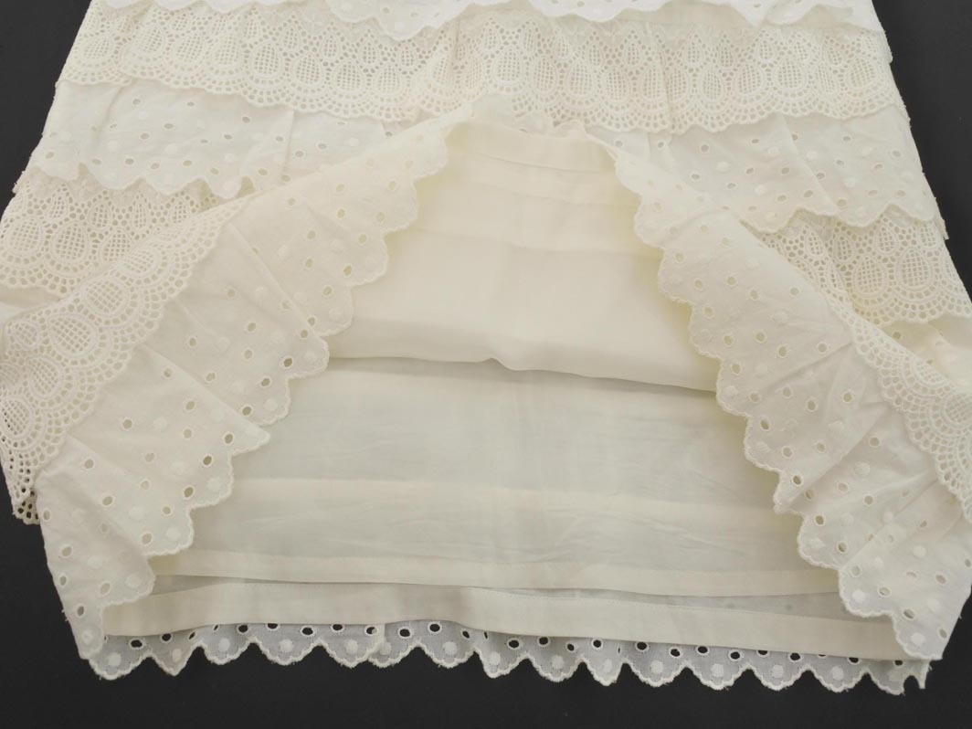 IENA イエナ ティアード スカート size38/オフホワイト ■◇ ☆ fcb7 レディース