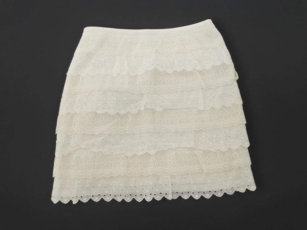 IENA イエナ ティアード スカート size38/オフホワイト ■◇ ☆ fcb7 レディース