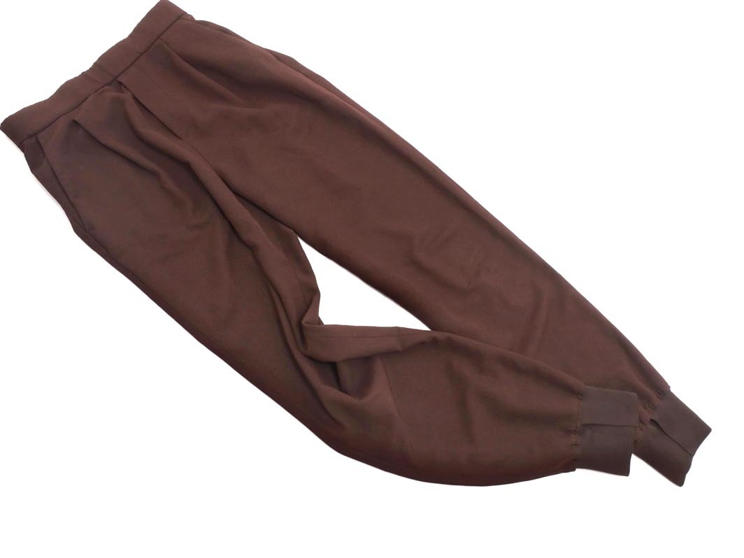SHIPS シップス スリット ジョガー パンツ size38/茶 ■◇ ☆ fcb8 レディース