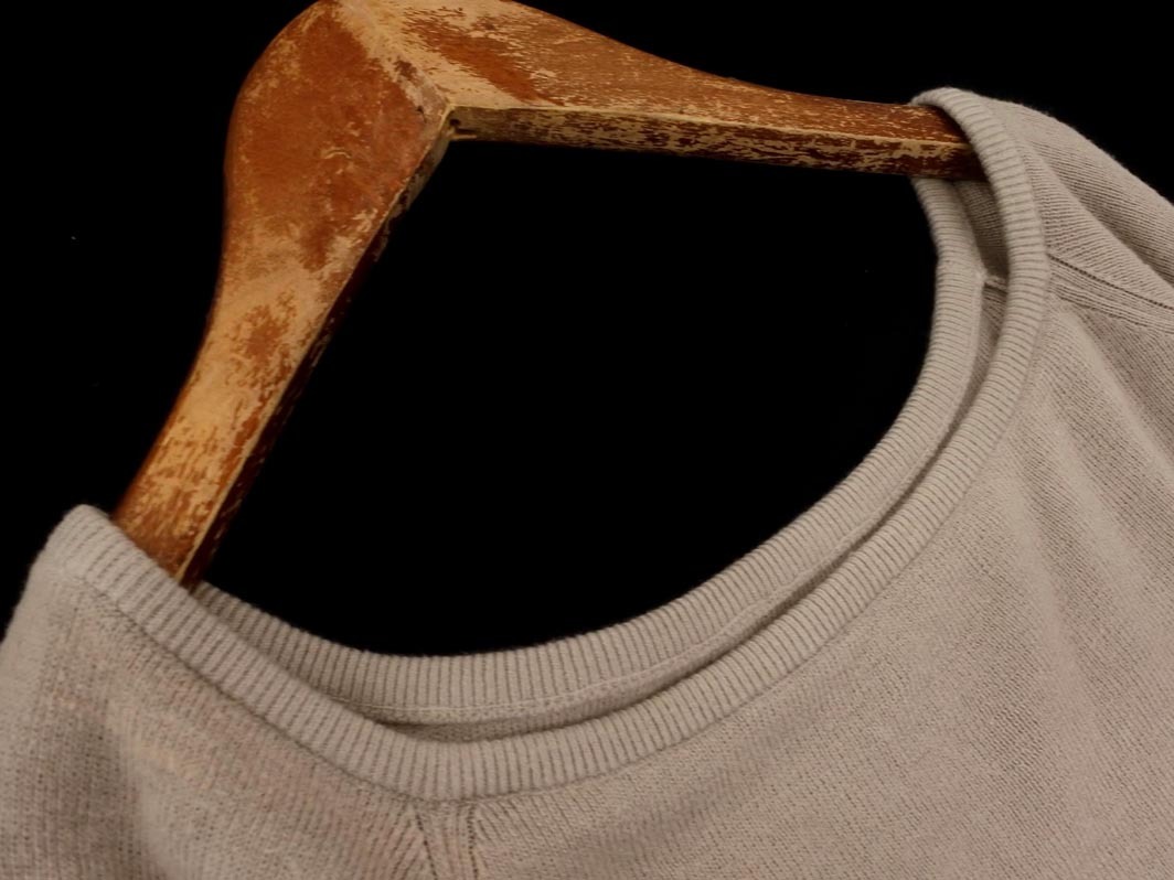 M アンダーバー MOUSSY マウジー ボートネック ニット セーター sizeF/グレージュ ◇■ ☆ fcb8 レディースの画像2