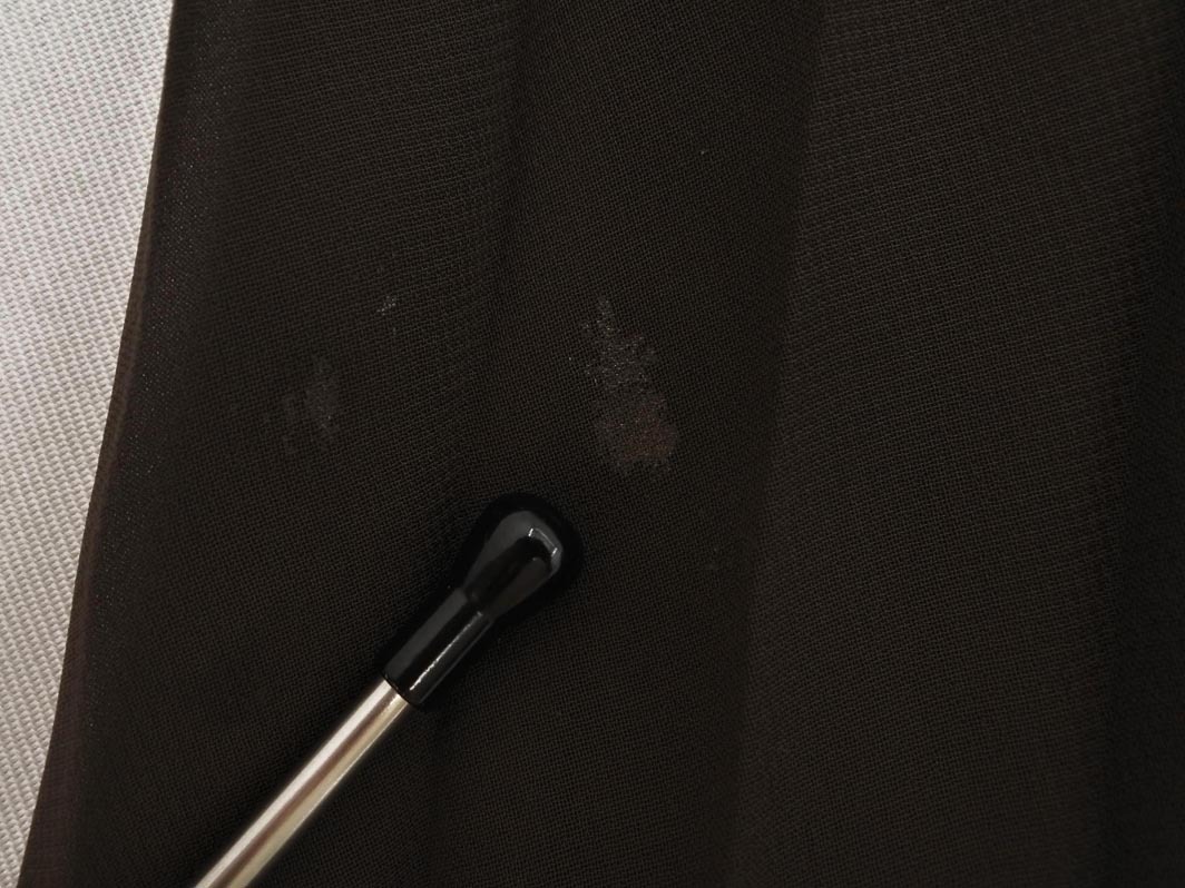 LAUTREAMONT ロートレアモン シフォン プリーツ スカート size38/茶 ■◇ ☆ fcb8 レディース_画像4