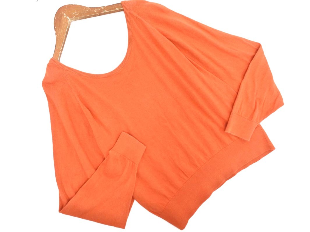 AZUL BY MOUSSY アズールバイマウジー Vネック ニット セーター sizeM/オレンジ ◇■ ☆ fcb8 レディース_画像1