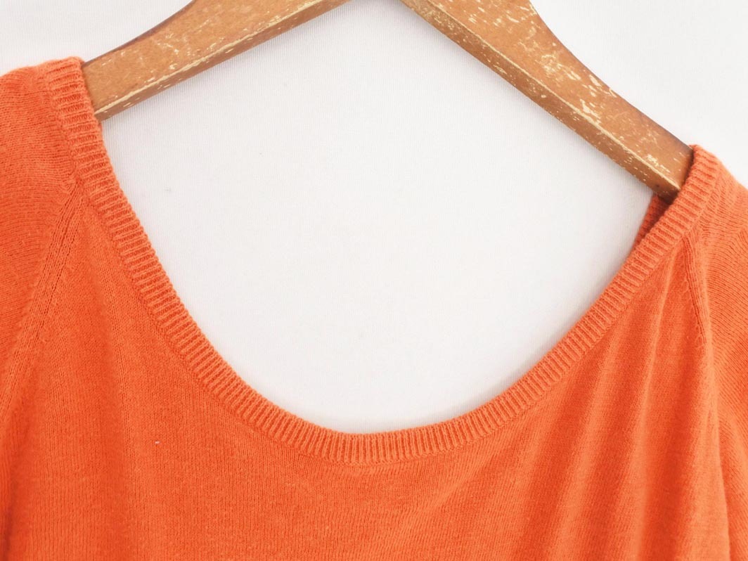 AZUL BY MOUSSY アズールバイマウジー Vネック ニット セーター sizeM/オレンジ ◇■ ☆ fcb8 レディース_画像2