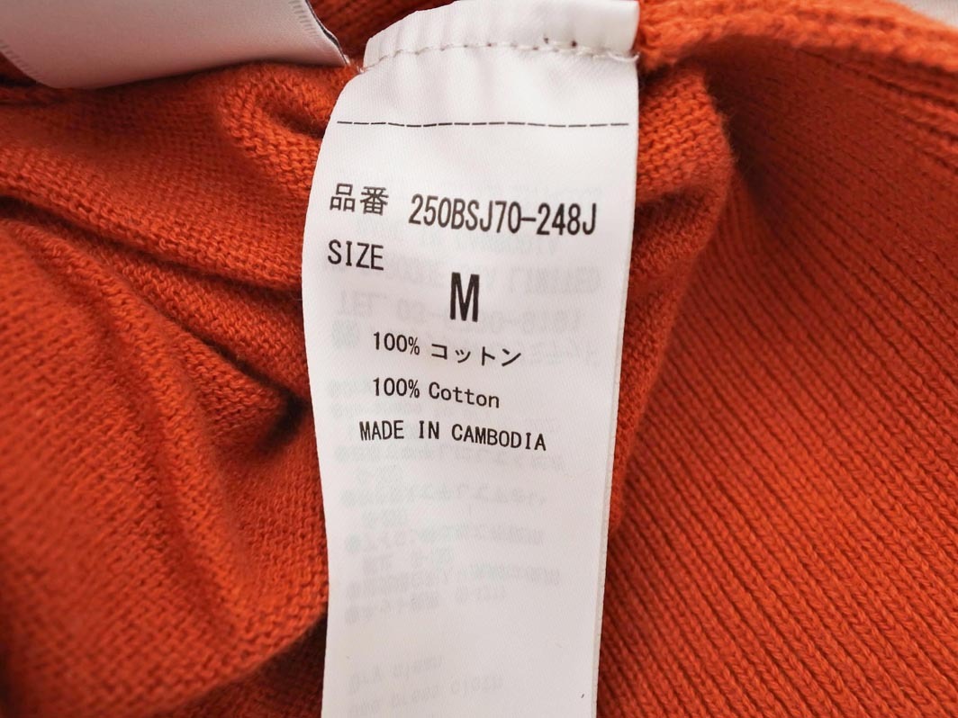 AZUL BY MOUSSY アズールバイマウジー Vネック ニット セーター sizeM/オレンジ ◇■ ☆ fcb8 レディース_画像5