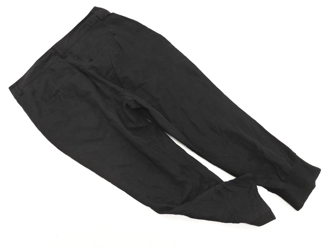 NATURAL BEAUTY BASIC ナチュラルビューティーベーシック クロップド パンツ sizeL/黒 ■◇ ☆ fcb8 レディース