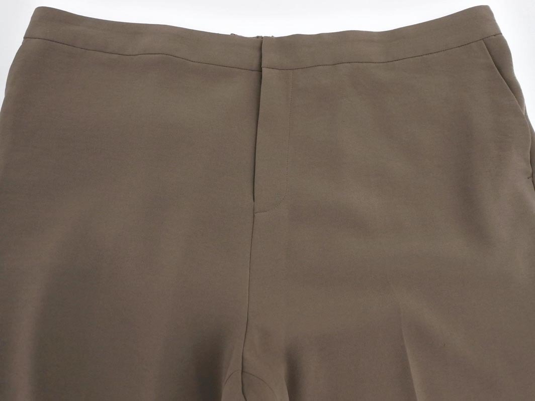 INDIVI インディヴィ 大きいサイズ スラックス パンツ size19/茶 ■◇ ☆ fcb8 レディース