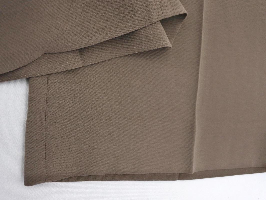 INDIVI インディヴィ 大きいサイズ スラックス パンツ size19/茶 ■◇ ☆ fcb8 レディース