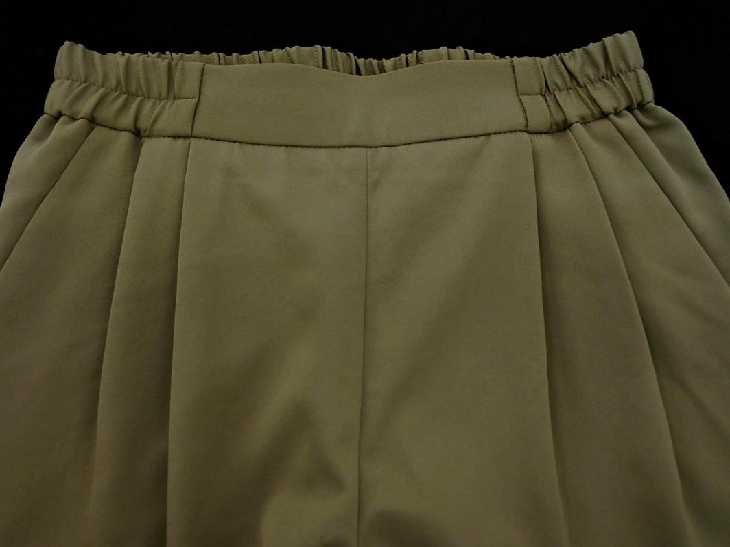 ROPE ロペ ウエストゴム クロップド パンツ size34/カーキ ■◇ ☆ fcb9 レディース