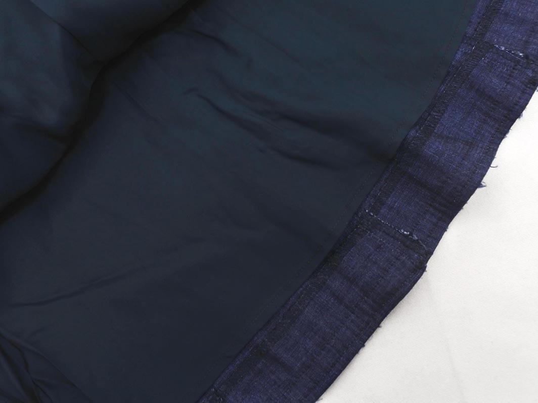 COMME CA DU MODE コム サ デ モード リネン混 デニム調(diào) ロング スカート size9/紺 ■◇ ☆ fcb9 レディース