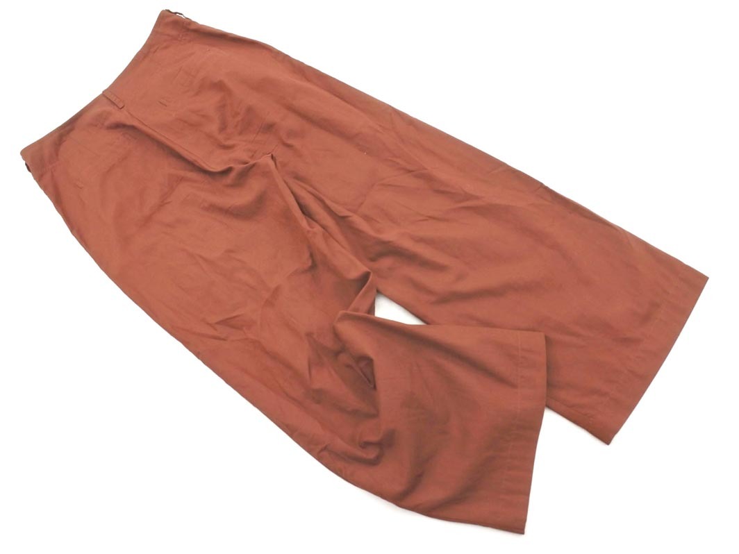 NATURAL BEAUTY BASIC ナチュラルビューティーベーシック ワイド パンツ sizeL/茶 ■◇ ☆ fcc1 レディース