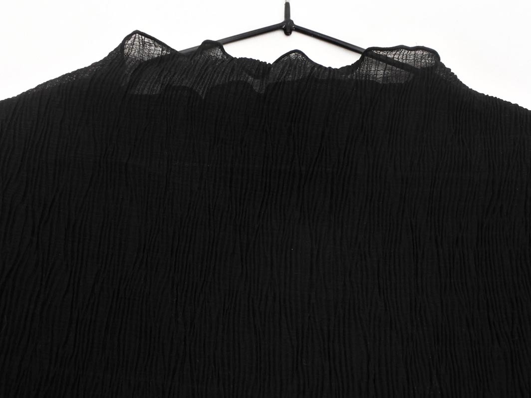 SELECT MOCA セレクトモカ シアー プルオーバー カットソー sizeM/黒 ■◇ ☆ fcc1 レディース