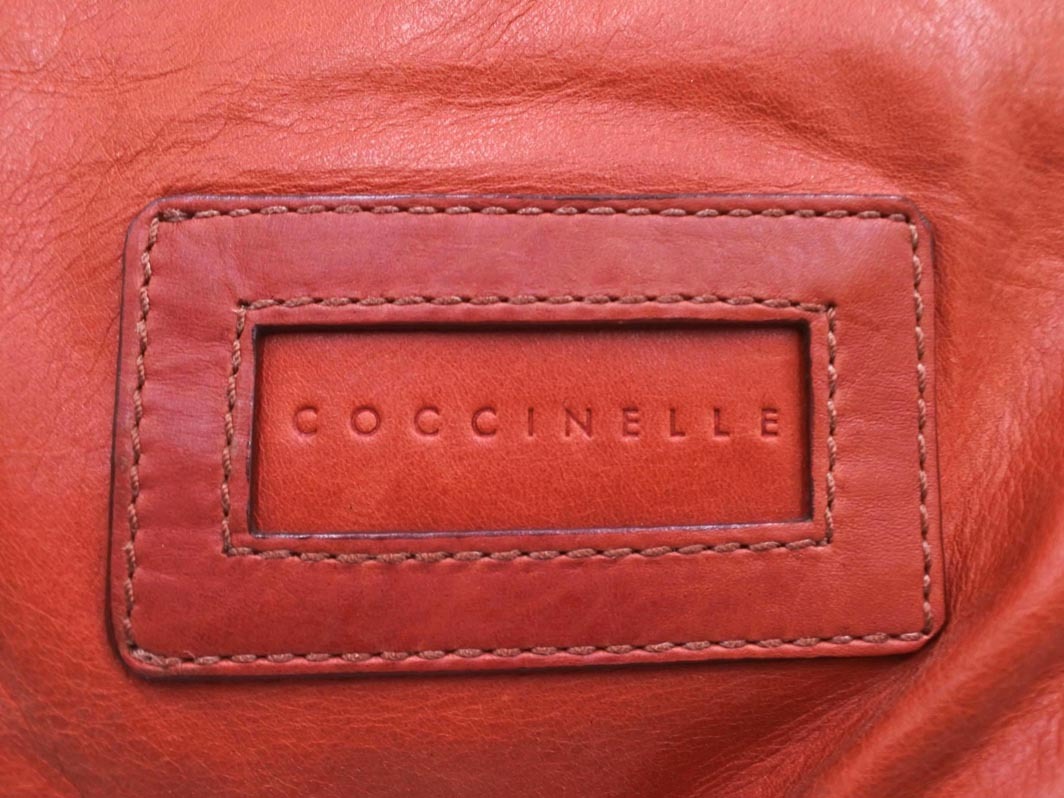 COLE HAAN コールハーン 本革 レザー セミショルダー バッグ 茶 ■■ ☆ fcc1 レディース