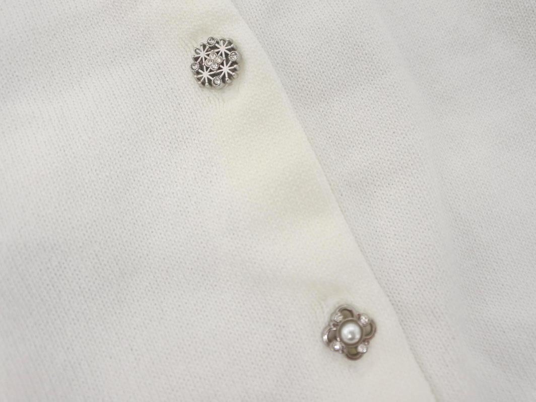 MISCH MASCH ミッシュマッシュ カーディガン sizeM/白 ■◇ ☆ fcc4 レディース