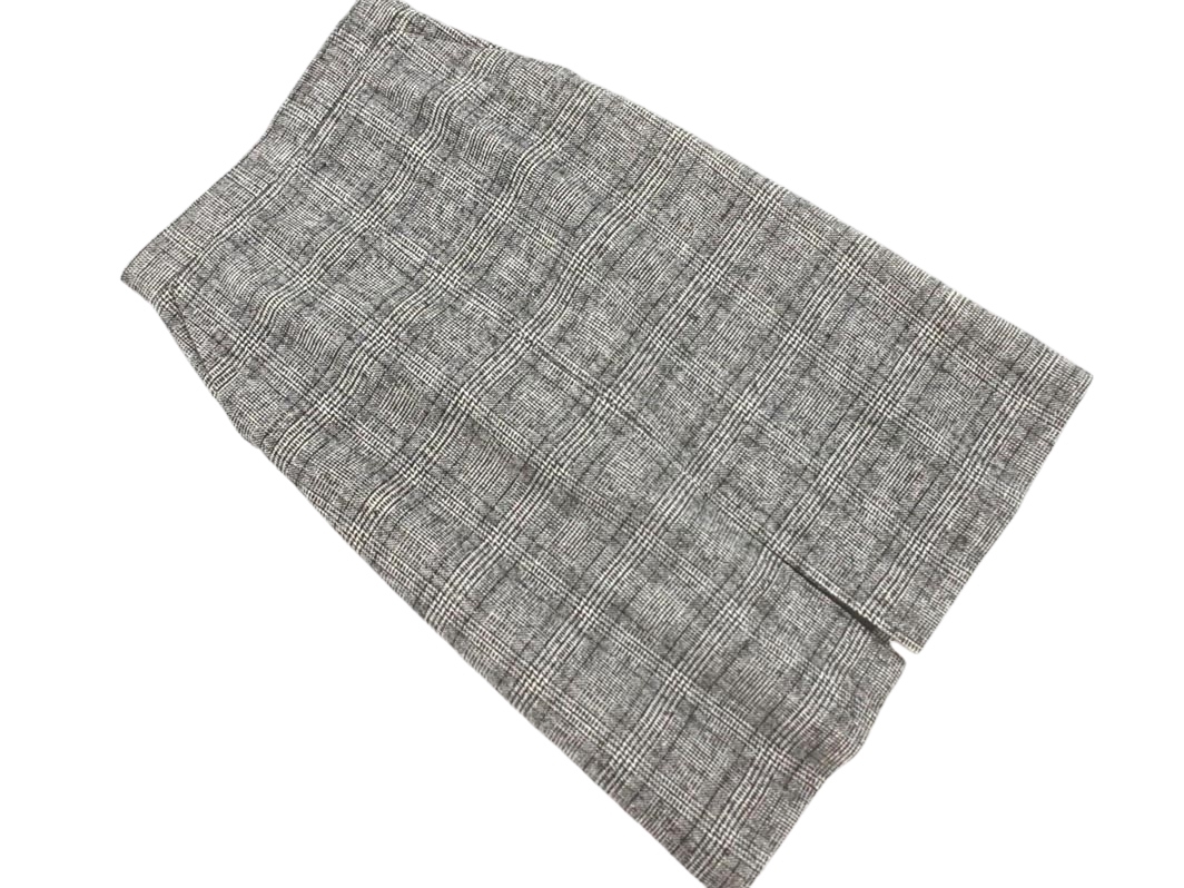 SLOBE IENA スローブイエナ グレンチェック ロング スカート size36/グレー ◇■ ☆ fcc5 レディース