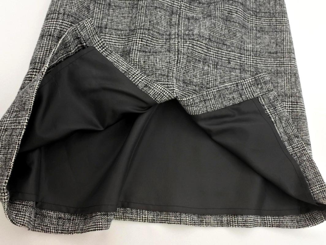 SLOBE IENA スローブイエナ グレンチェック ロング スカート size36/グレー ◇■ ☆ fcc5 レディース