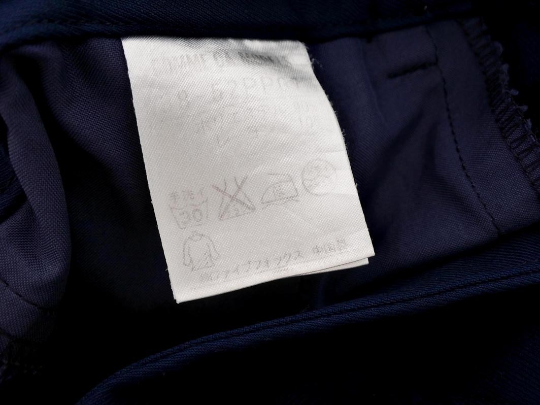 COMME CA MODELS コムサモデルズ クロップド ワイド パンツ sizeM/紺 ■◇ ☆ fcc5 レディース