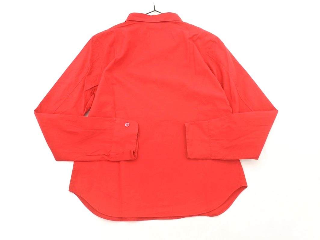 agnes b アニエスベー シャツ size2/赤 ■◇ ☆ fcc4 レディース