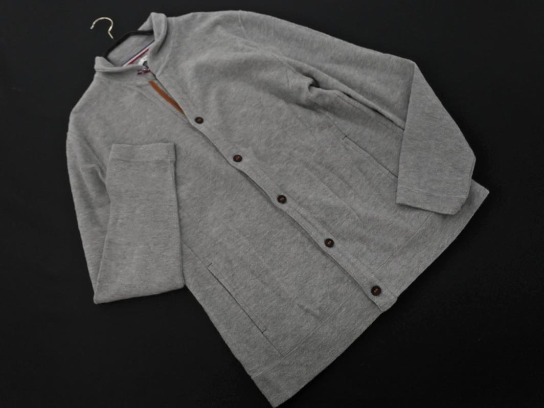 SHIPS シップス パイル ジャケット sizeL/グレー ■◇ ☆ fcc6 メンズ