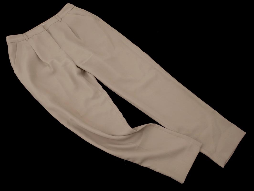 NATURAL BEAUTY BASIC ナチュラルビューティーベーシック タック テーパード パンツ sizeXS/ベージュ ■◇ ☆ fcc6 レディース