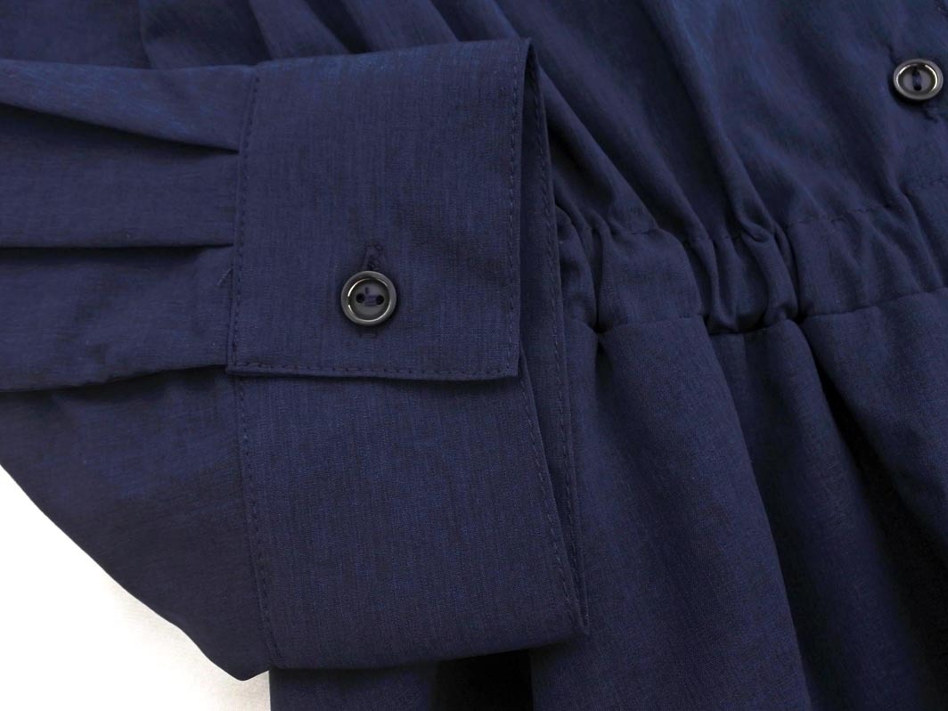 PROPORTION プロポーション ボディドレッシング Aライン ワンピース size1/紺 ■◇ ☆ fcc7 レディース