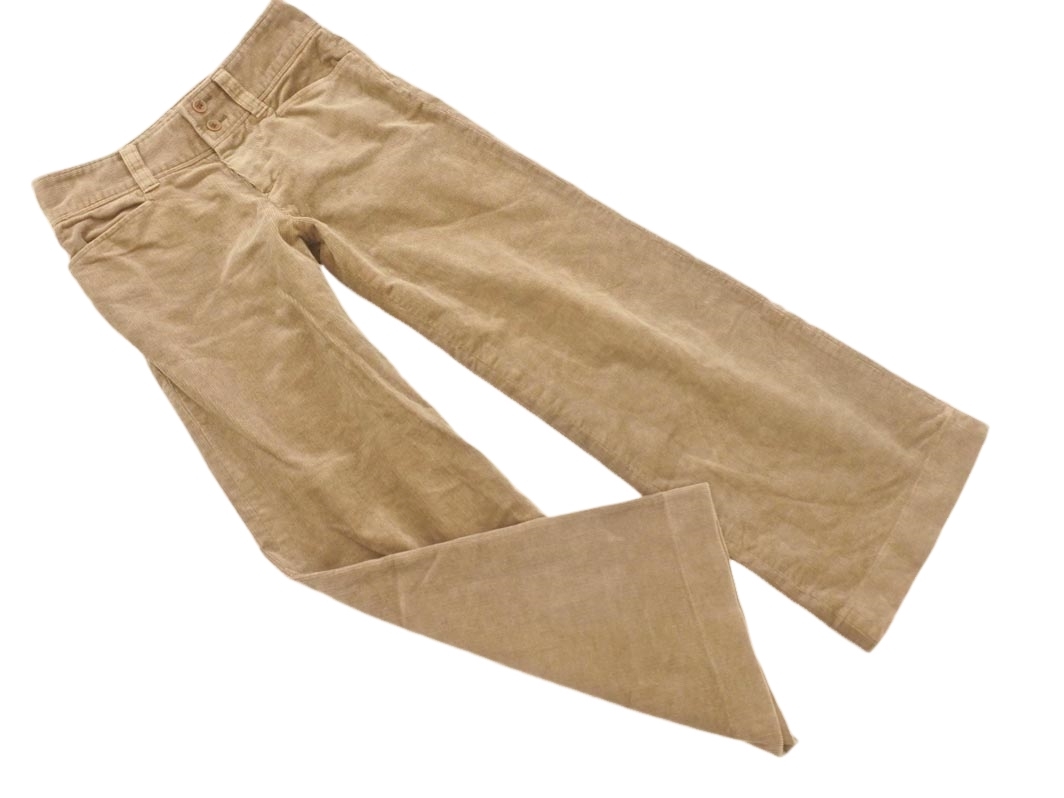 COMME CA DU MODE コム サ デ モード コーデュロイ ワイド パンツ size9/茶 ◇■ ☆ fcc8 レディース