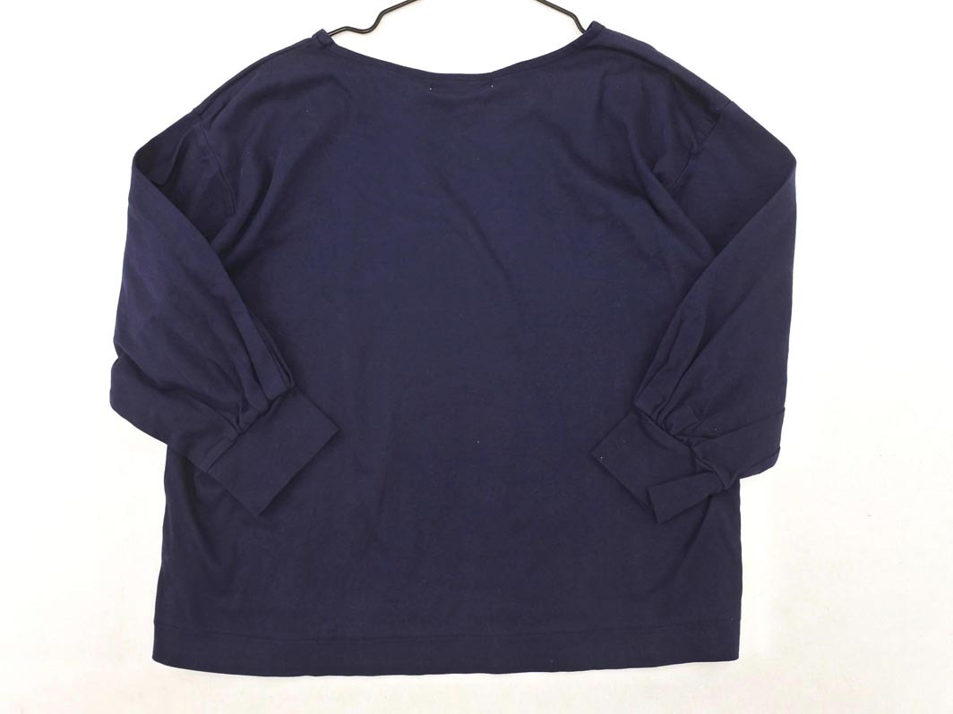 ネコポスOK NATURAL BEAUTY BASIC ナチュラルビューティーベーシック カットソー sizeM/紺 ■◇ ☆ fcc8 レディース