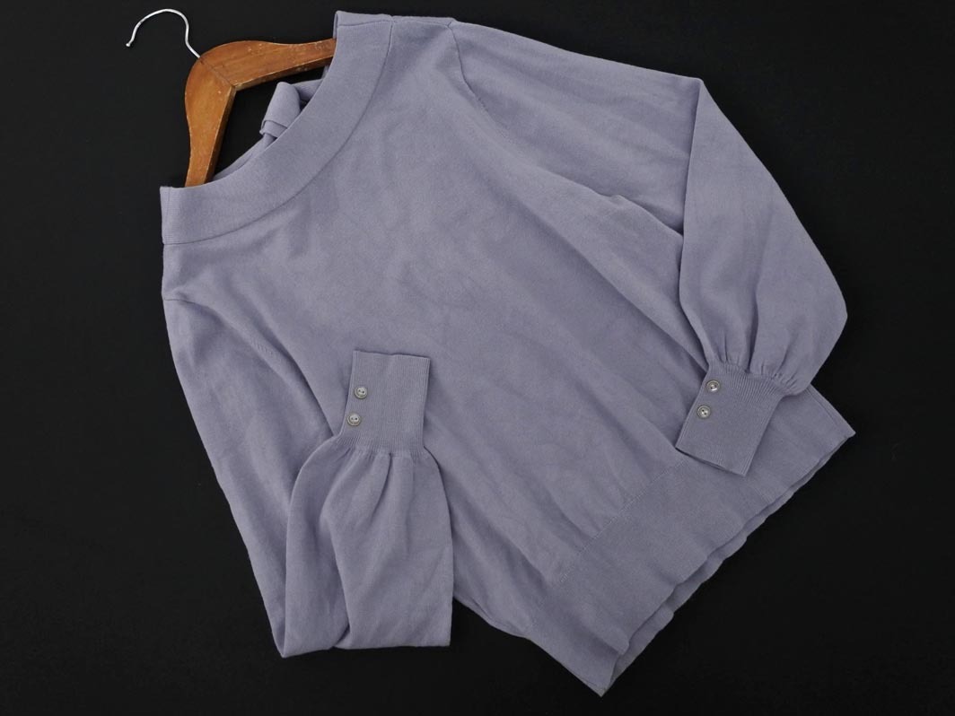 any SiS エニィスィス バックリボン ボリュームスリーブ ニット セーター size0/グレー ◇■ ☆ fcd1 レディースの画像1